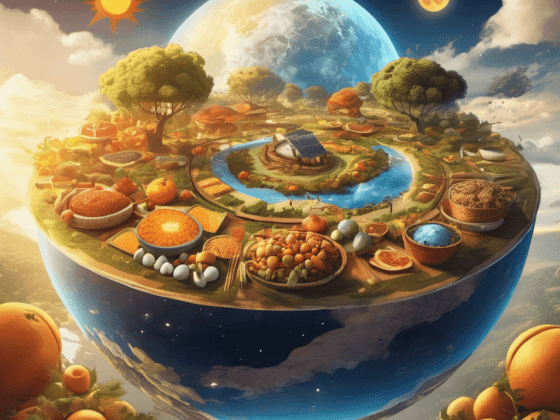 The food chain paradox - 3 world linked in a food chain supply