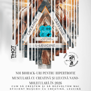 Hipertrofie musculara cu Creatina si Leucina Nano moleculara