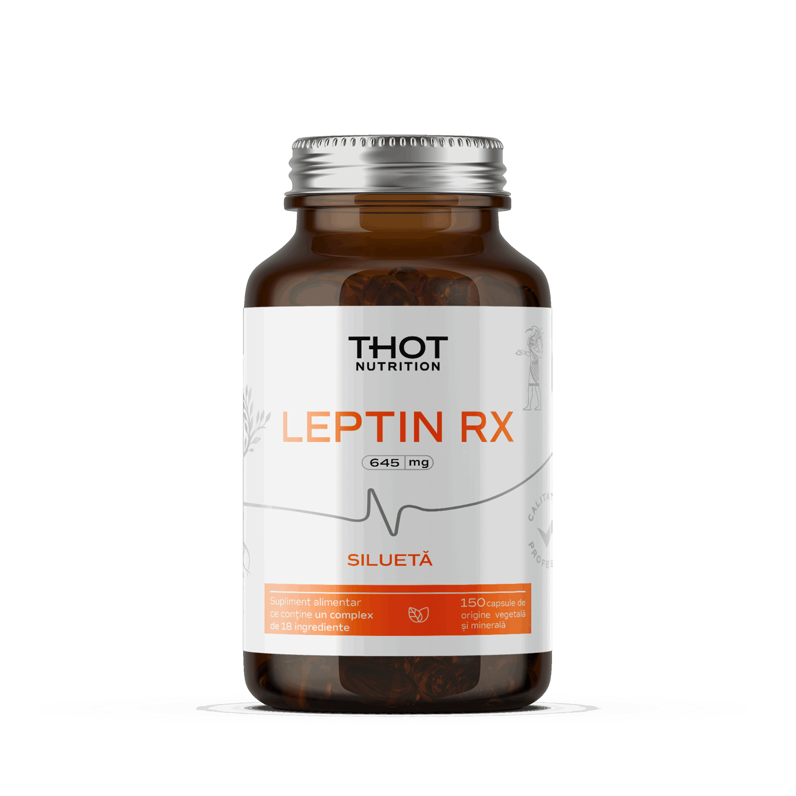 Thot Leptin Rx 150 capsule - siluetă optimizare metabolism slăbire elegantă