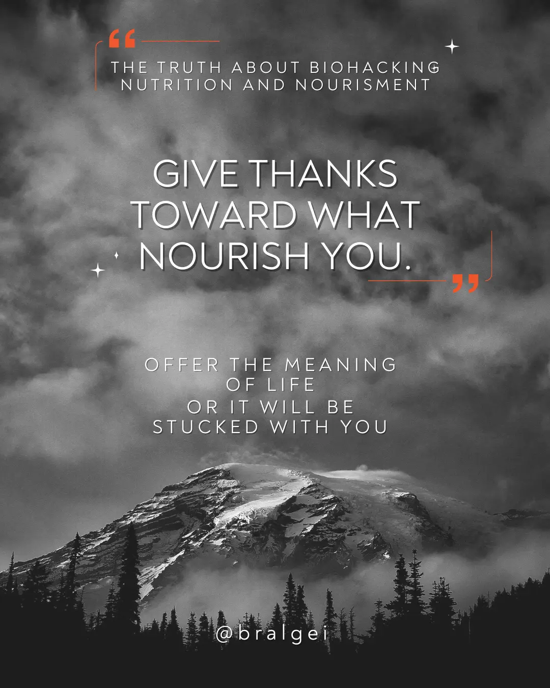 Law 2 -- Give Thanks to the Food
