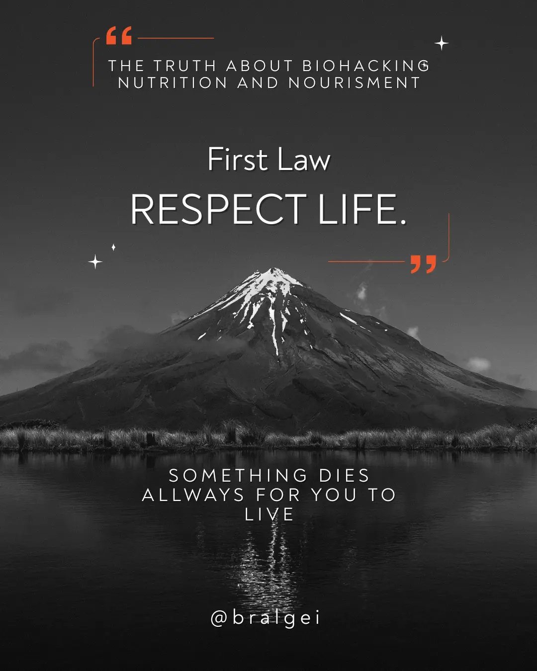 Law 1 -- Respect Life